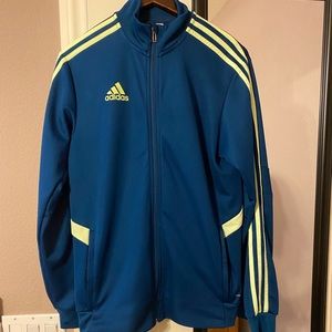 Adidas neon track suit